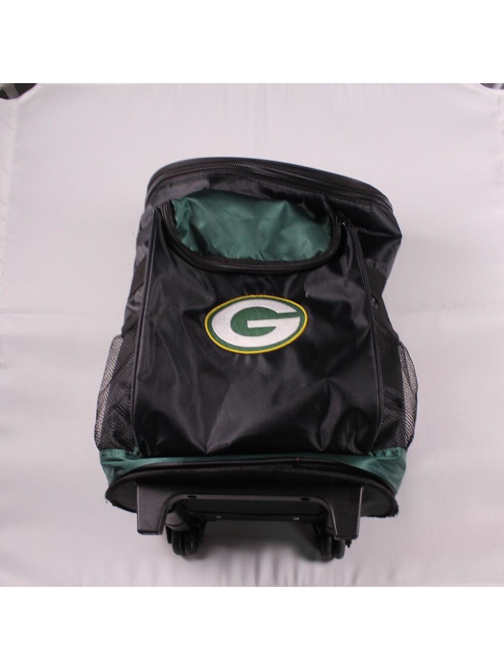Logo Brands Green Bay Packers Rolling Cooler Wheeled Insulated 48-Can Mint